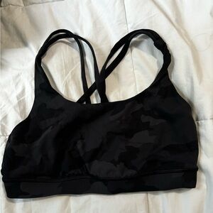 Lululemon energy bra- camo. Size 8
